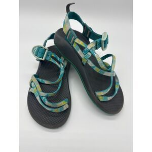 Chaco ZX/2 Youth 3 Sandals Green Gray Yellow